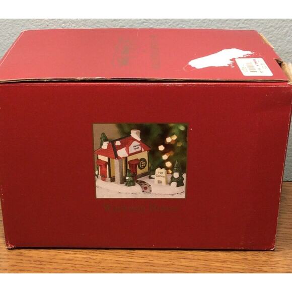 St. Nicholas Square Other - St. Nicholas Square Warming House Christmas Village Building With Box EUC